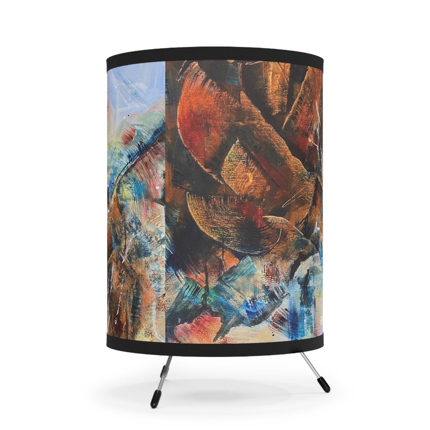 "Convergence" by Alex May | Tripod Lamp