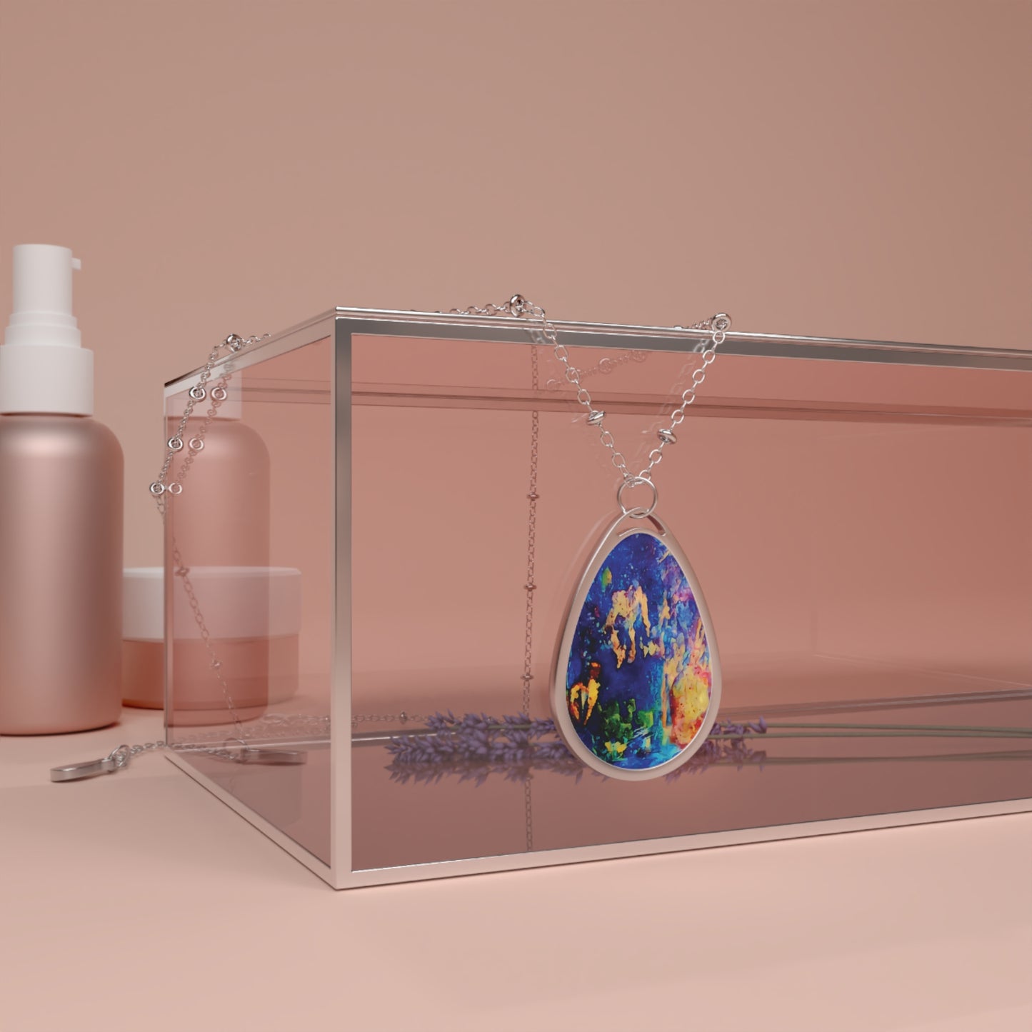 "Hidden Depths" by Penny May Hineline | Pendant Necklace