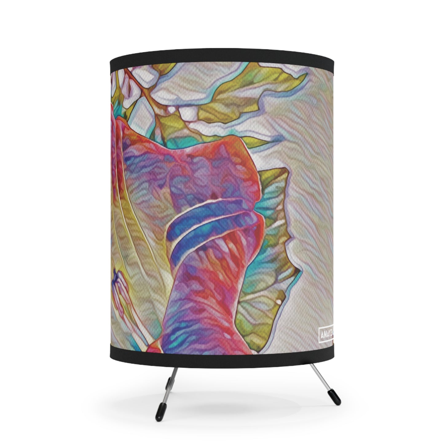 "Sacred Datura" by Brooke Lumbus | Tripod Lamp