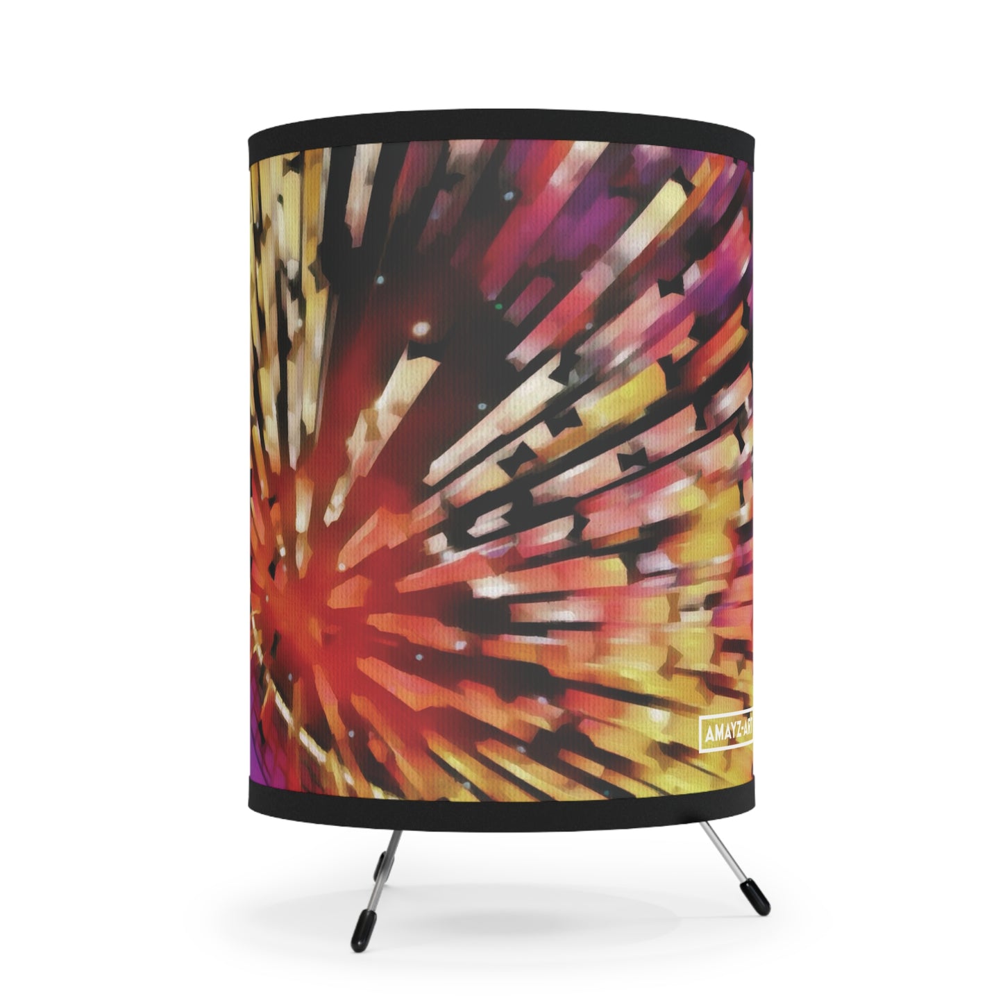 "Lit" by Broooke Lumbus | Tripod Lamp