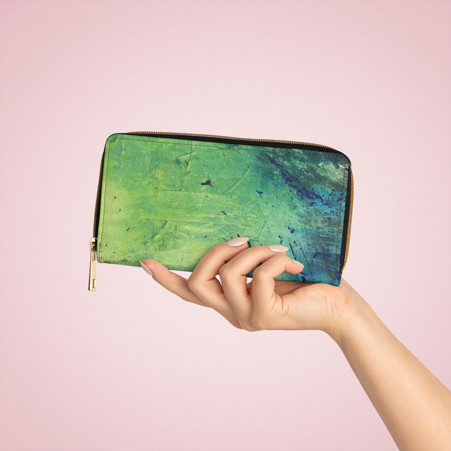 "By the Sea" by Alex May | Zipper Wallet