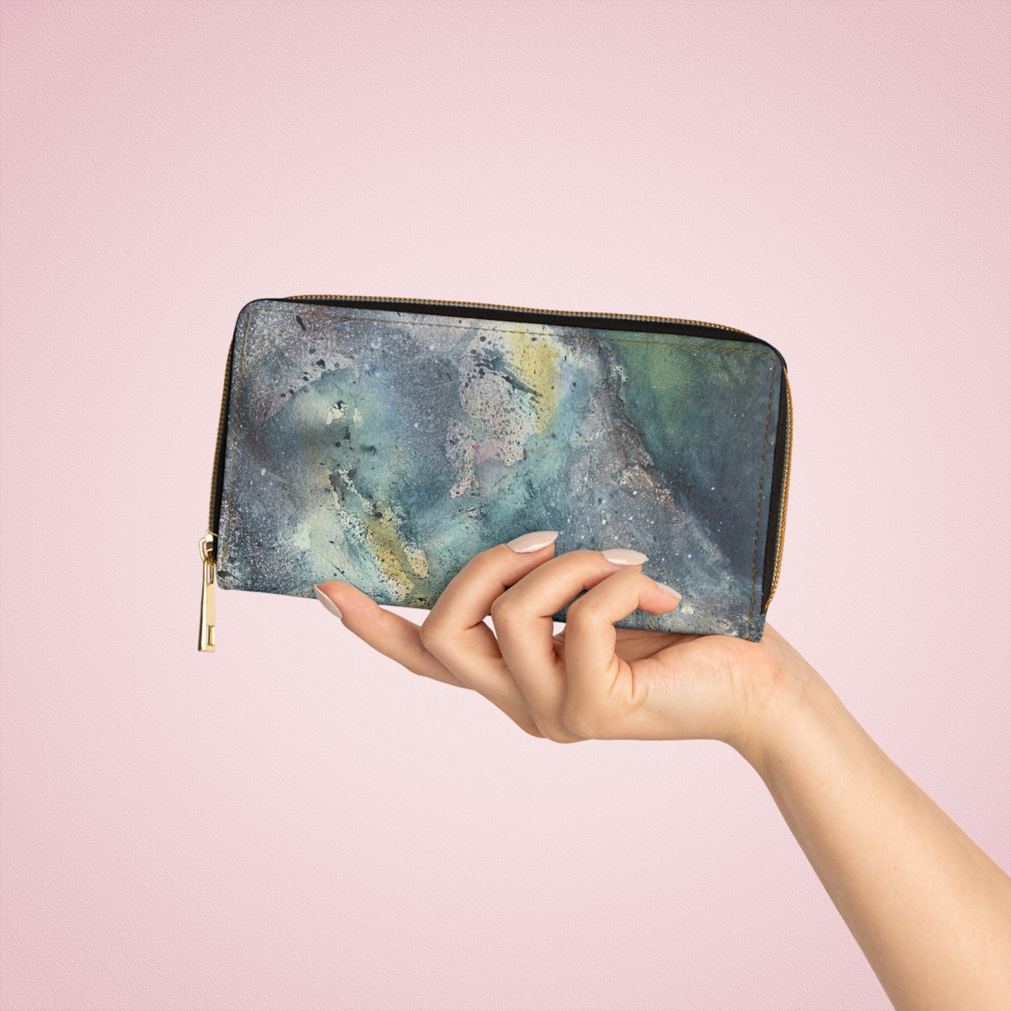 "Ocean's Edge" by Alex May | Zipper Wallet