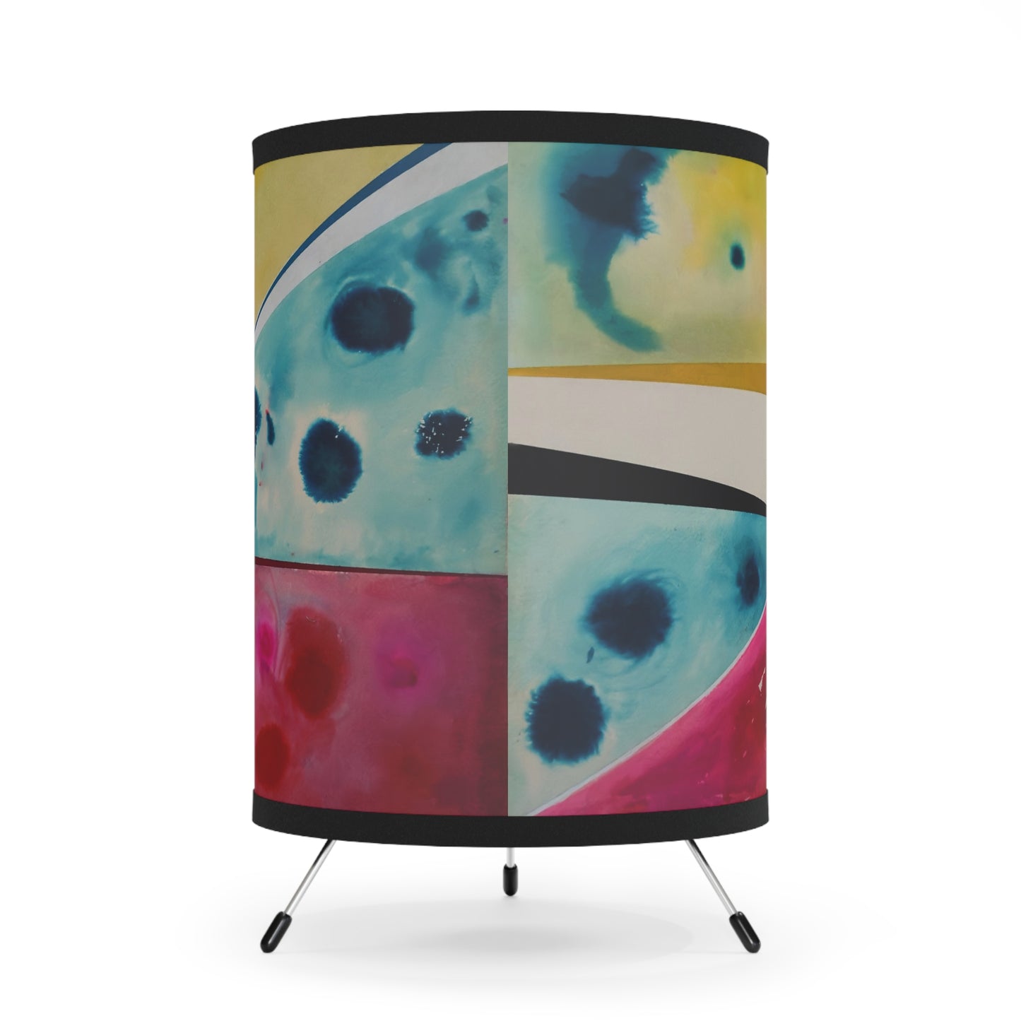 "Watercolor Pop" by Pam Brown | Tripod Lamp