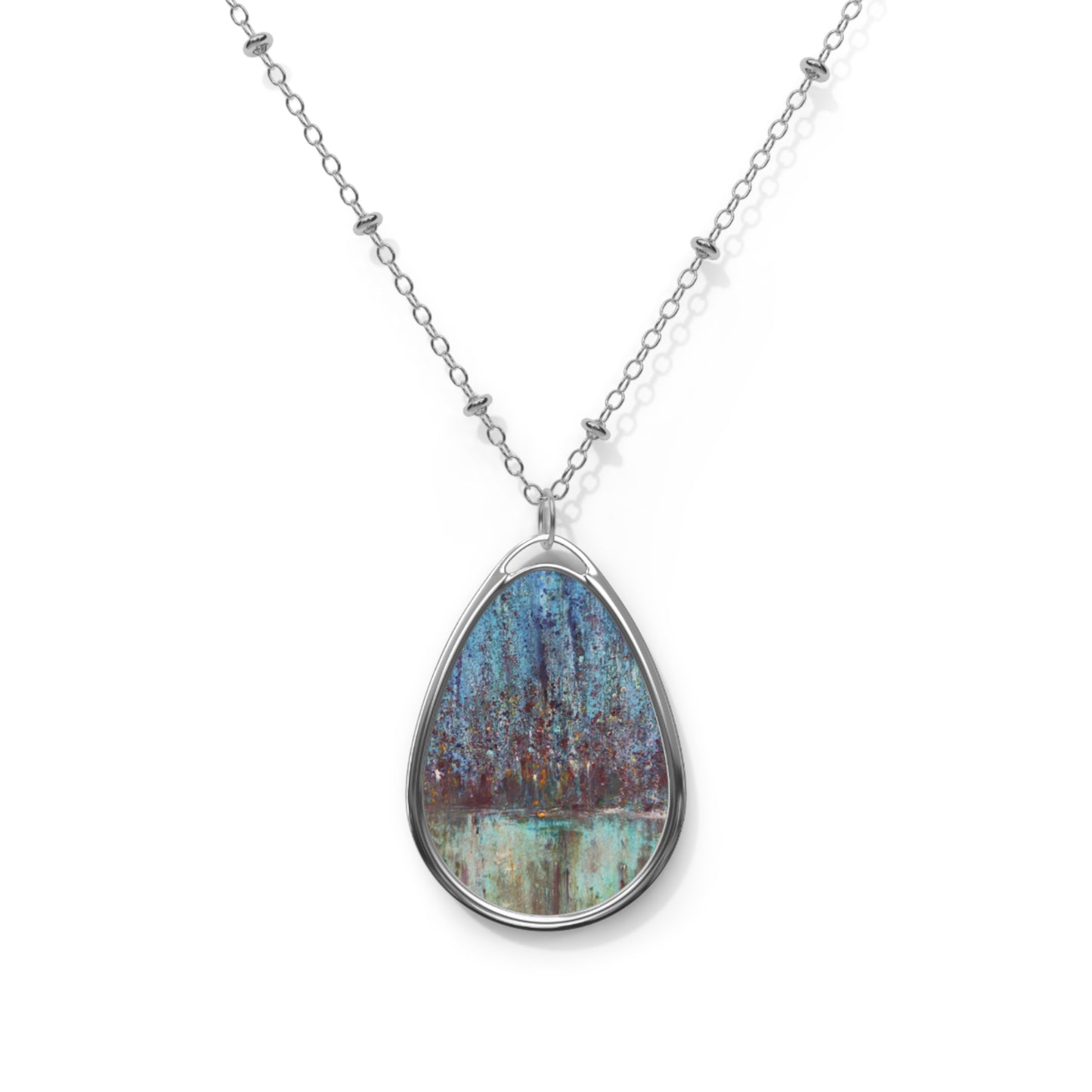 "City Lights" by Penny May Hineline | Pendant Necklace