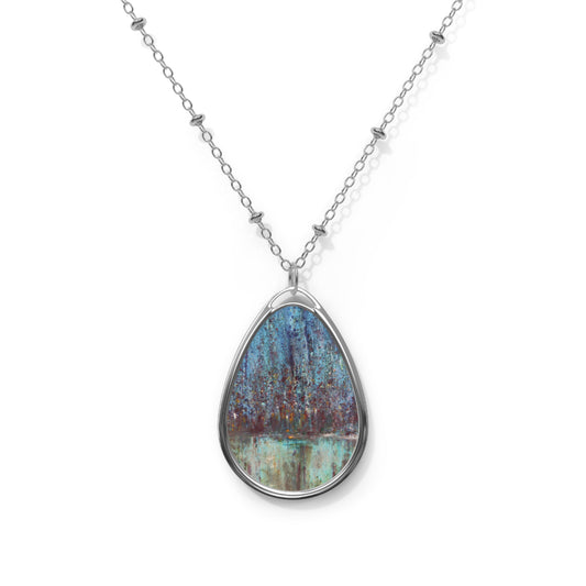 "City Lights" by Penny May Hineline | Pendant Necklace