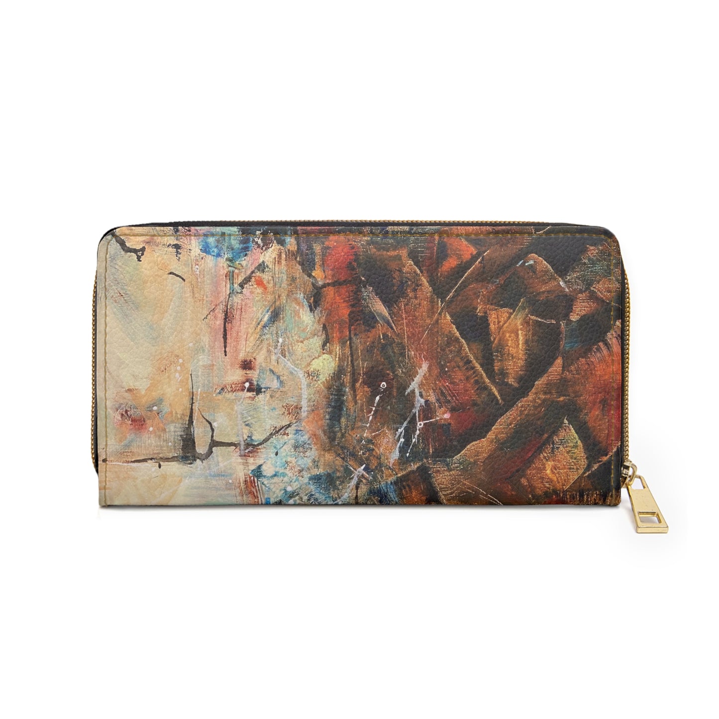 "Convergence" by Alex May | Zipper Wallet