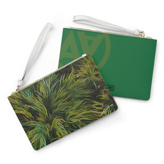 "Green Moss" by Brooke Lumbus | Clutch Bag