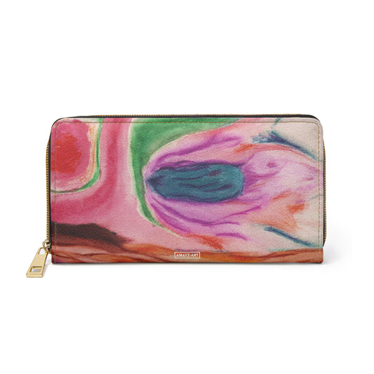 "Aura" by Pam Brown | Zipper Wallet