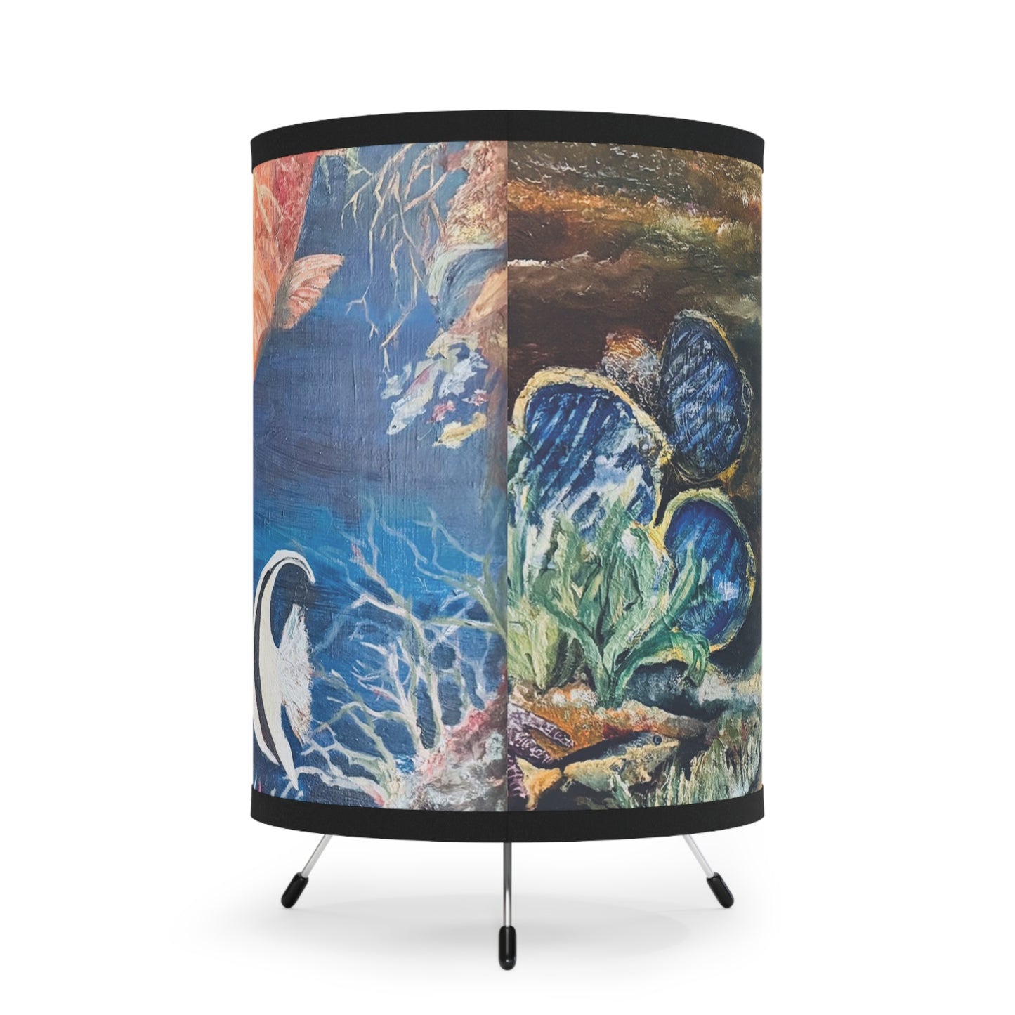 "Whas Up" by Penny May Hineline | Tripod Lamp