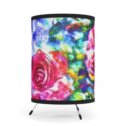 "Pink Rose" by Brooke Lumbus | Tripod Lamp