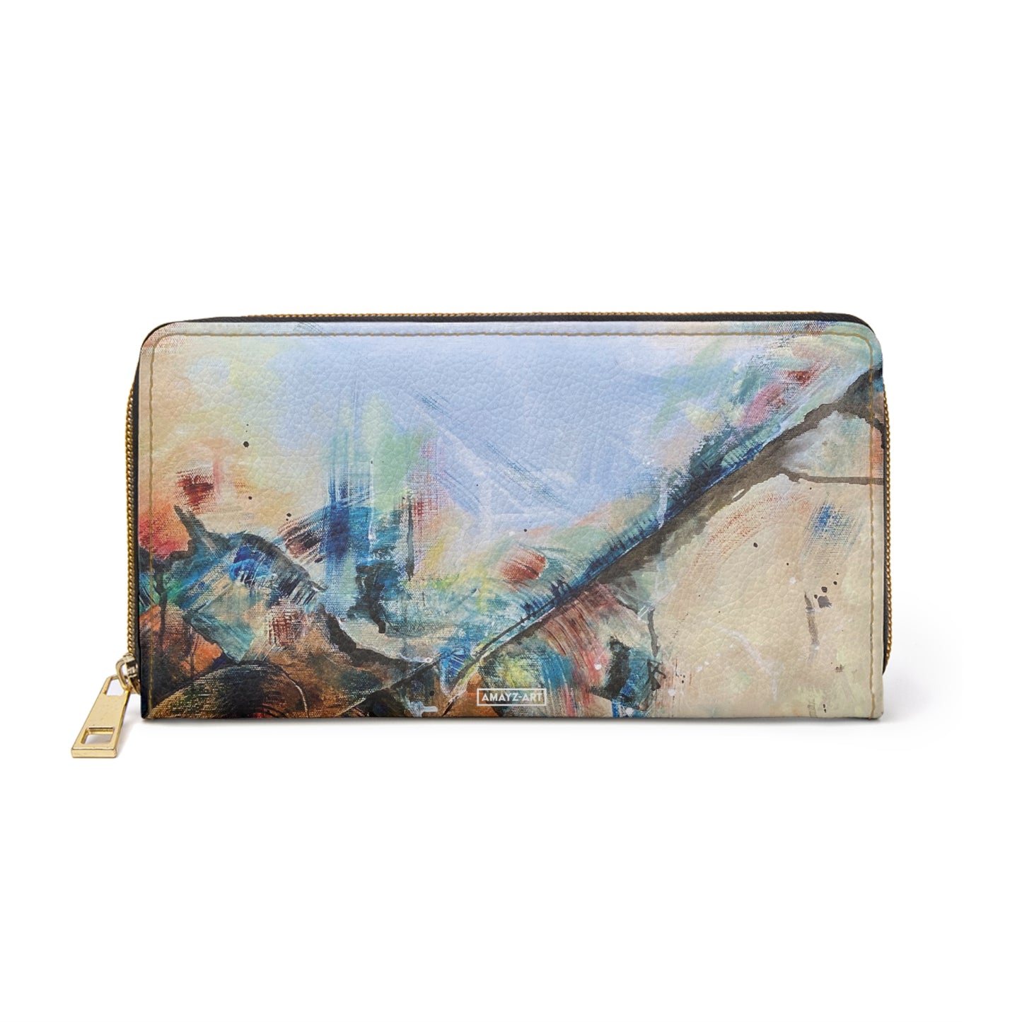 "Convergence" by Alex May | Zipper Wallet