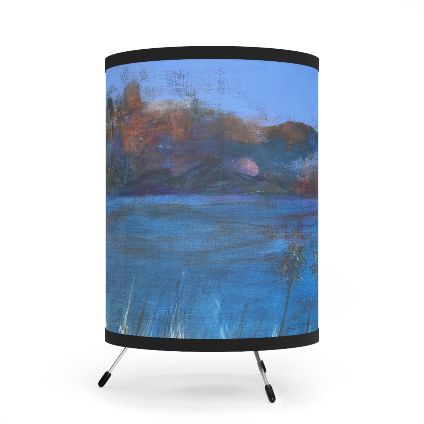 "The Bluffs" by Penny May Hineline | Tripod Lamp