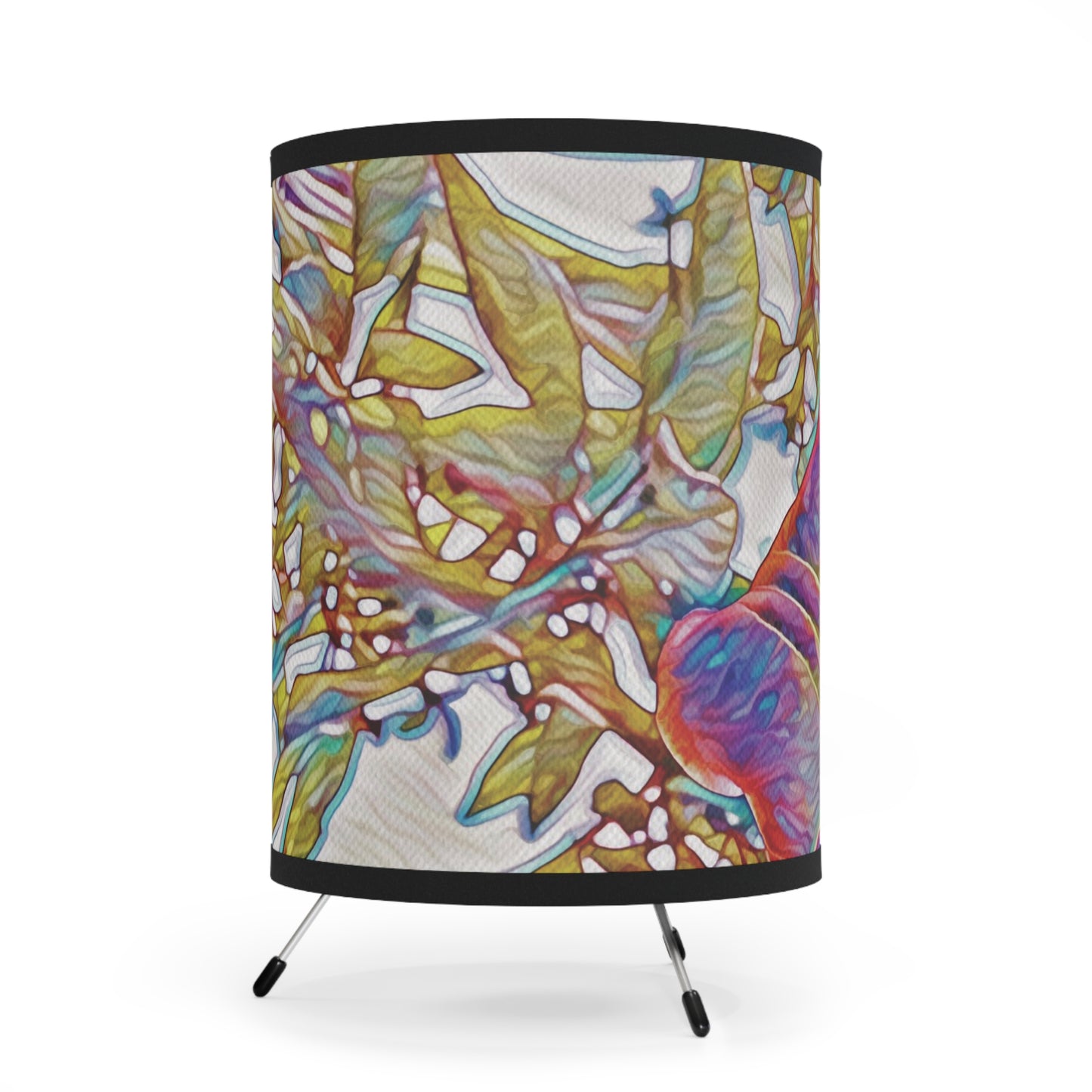 "Sacred Datura" by Brooke Lumbus | Tripod Lamp