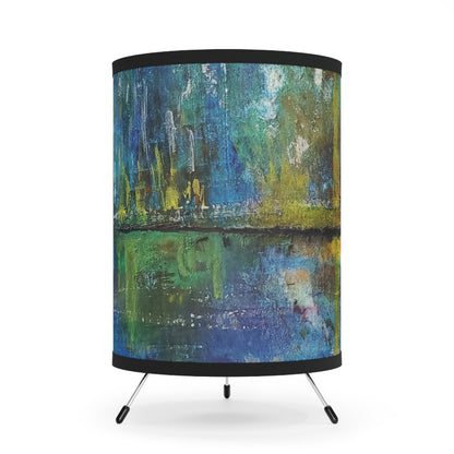 "Swamp" by Penny May Hineline | Tripod Lamp
