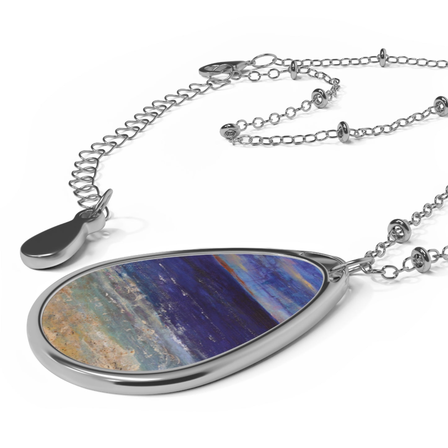 "Ocean" by Penny May Hineline | Pendant Necklace