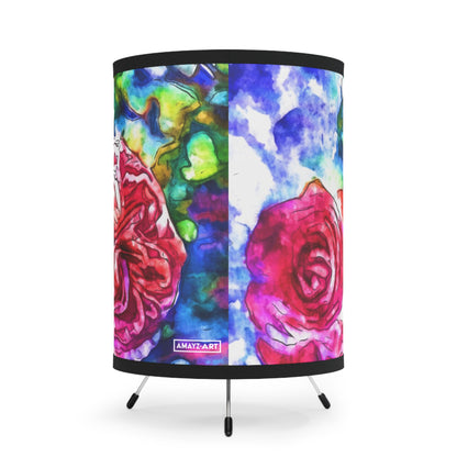 "Pink Rose" by Brooke Lumbus | Tripod Lamp