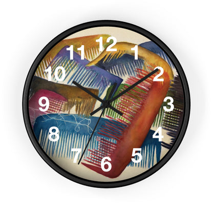 "Combs" by Pam Brown, Wall Clock