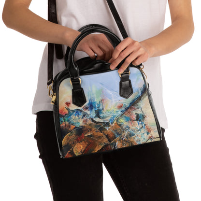 "Convergence" by Alex May | Shoulder Handbag
