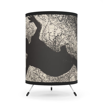 "Suspended" by Pam Brown | Tripod Lamp