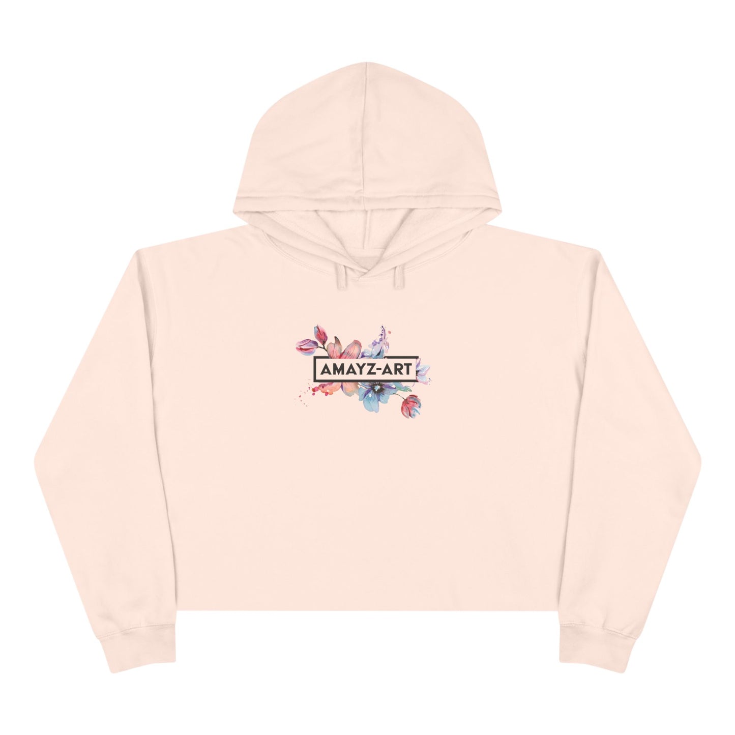 Amayz-Art Crop Hoodie