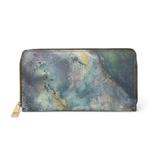 "Ocean's Edge" by Alex May | Zipper Wallet