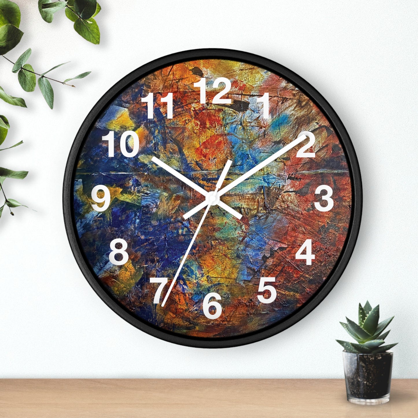 "Cavern" by Alex May, Wall Clock