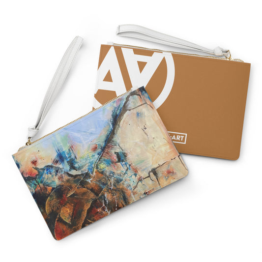 "Convergence" by Alex May | Clutch Bag