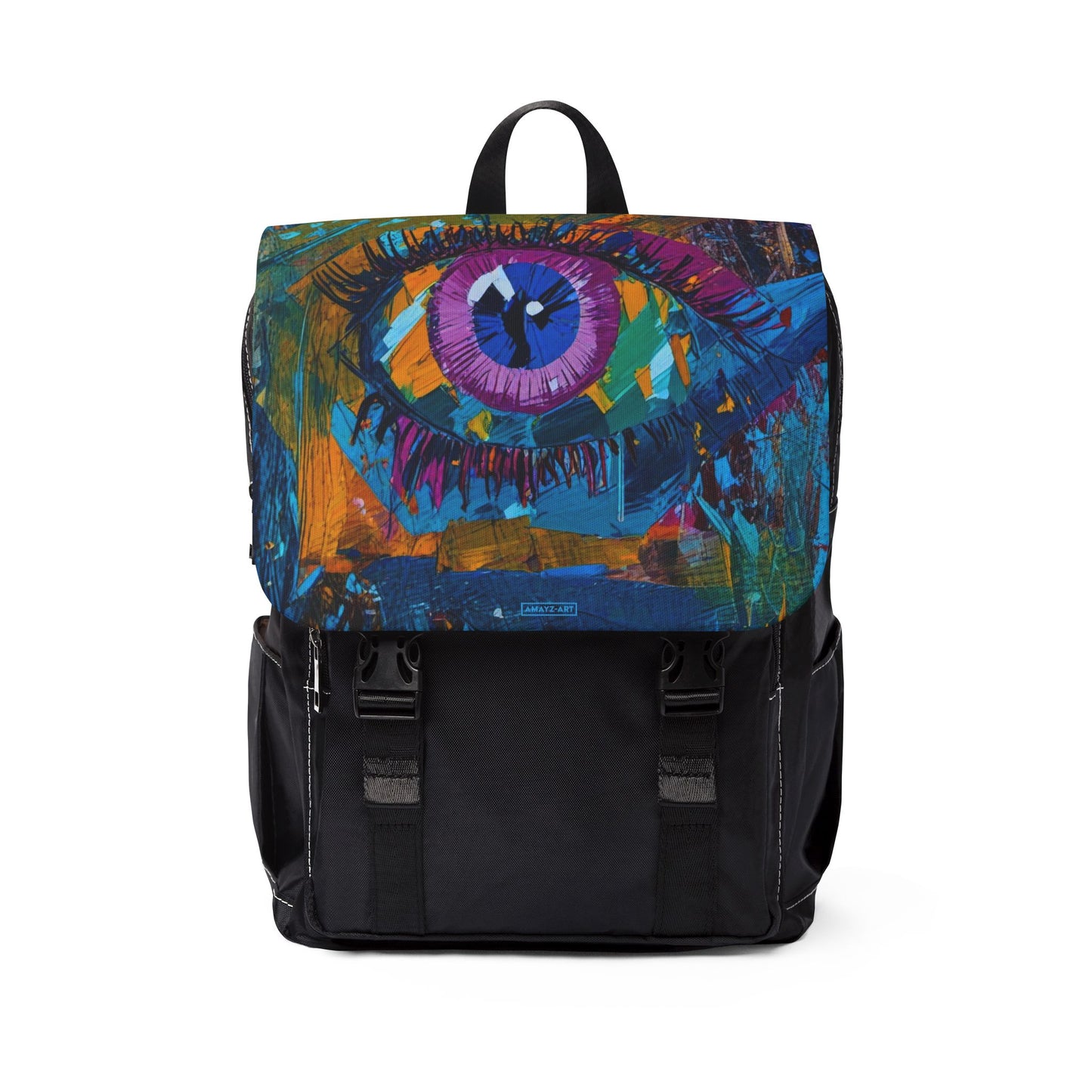 "Artistic Eye" by Brooke Lumbus | Shoulder Backpack
