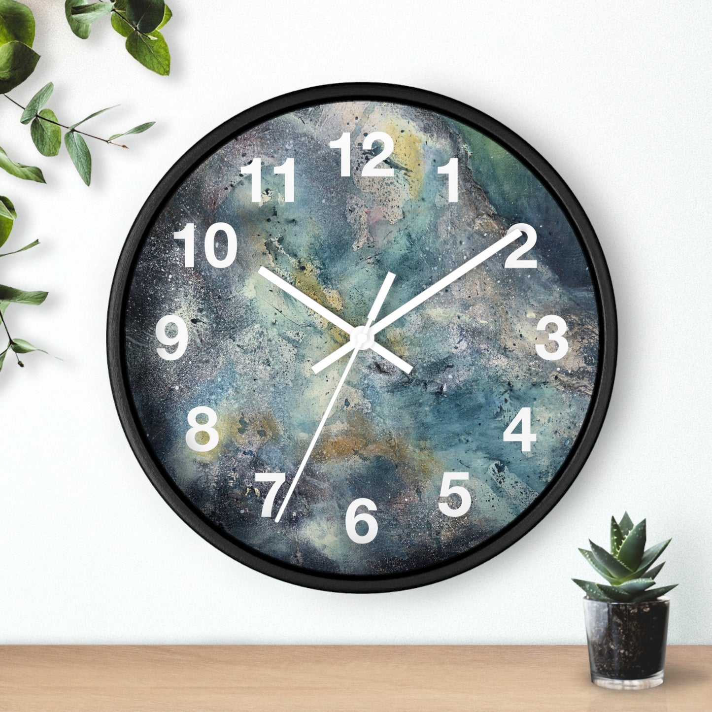 "Ocean's Edge" by Alex May, Wall Clock