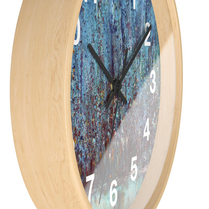 "City Lights" by Penny May Hineline | Wall Clock