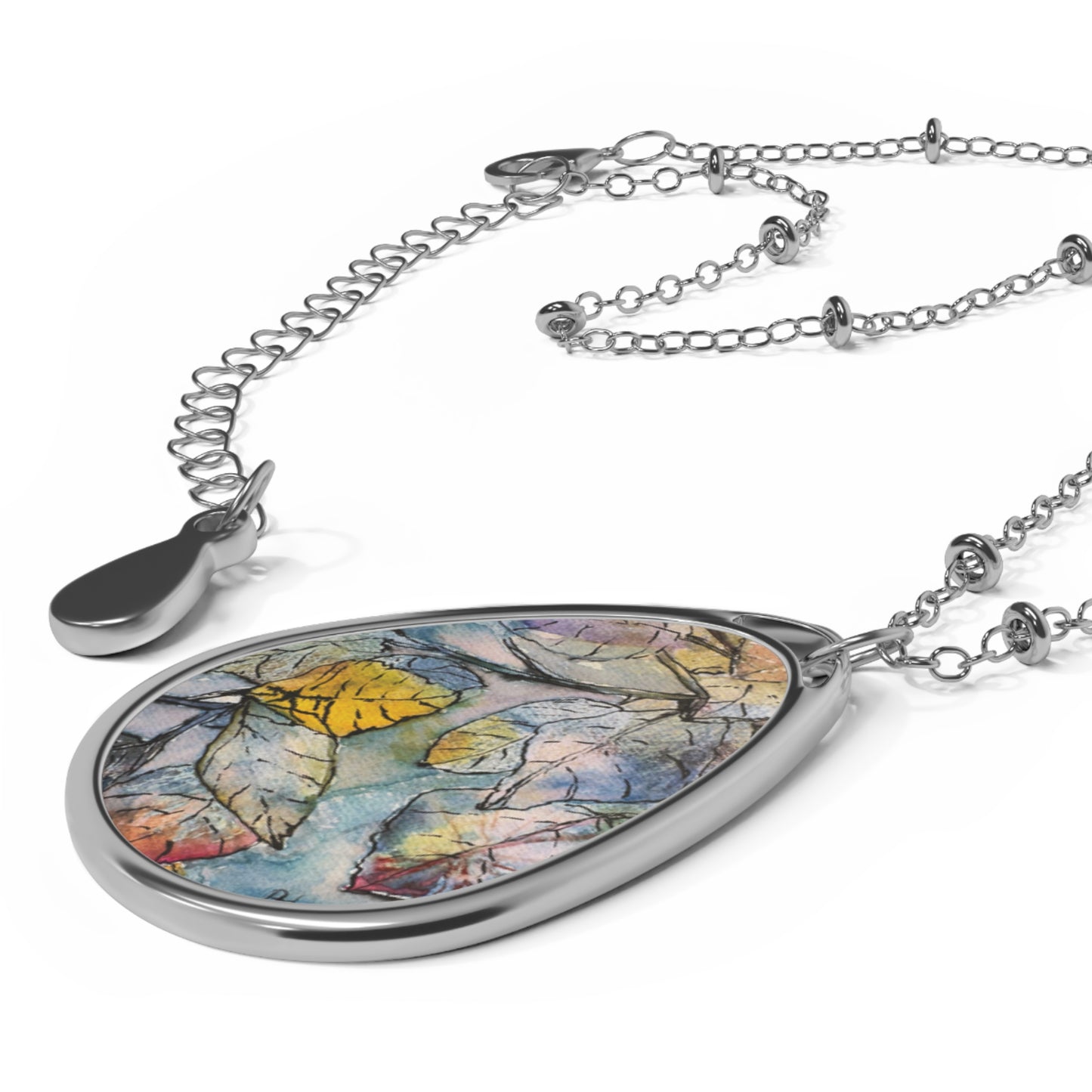 "Blue Frost" by Penny May Hineline | Pendant Necklace
