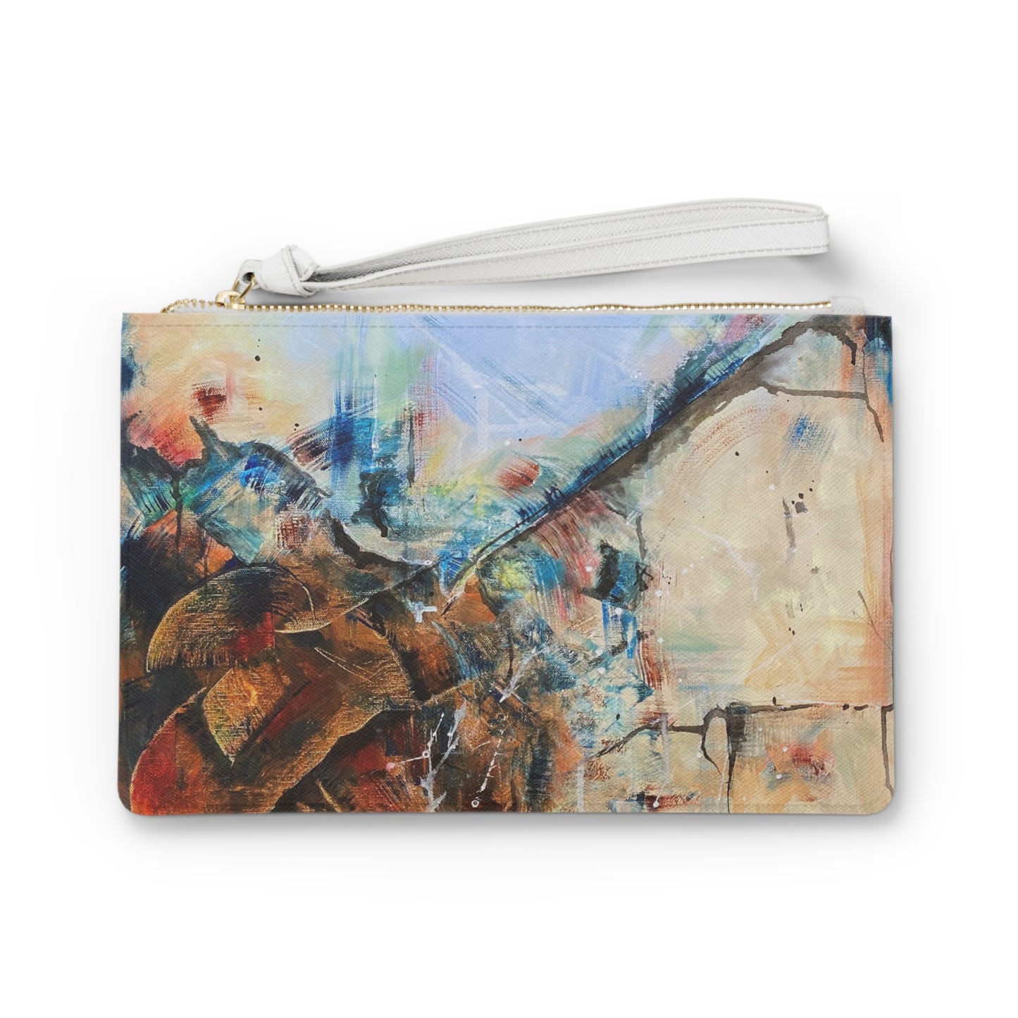 "Convergence" by Alex May | Clutch Bag