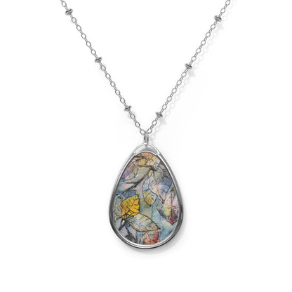 "Blue Frost" by Penny May Hineline | Pendant Necklace