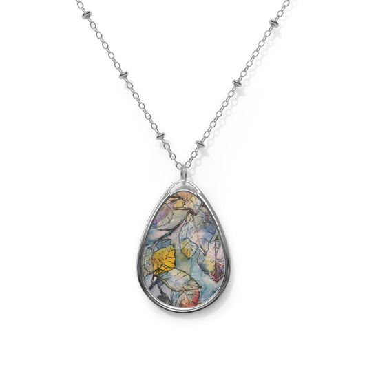 "Blue Frost" by Penny May Hineline | Pendant Necklace