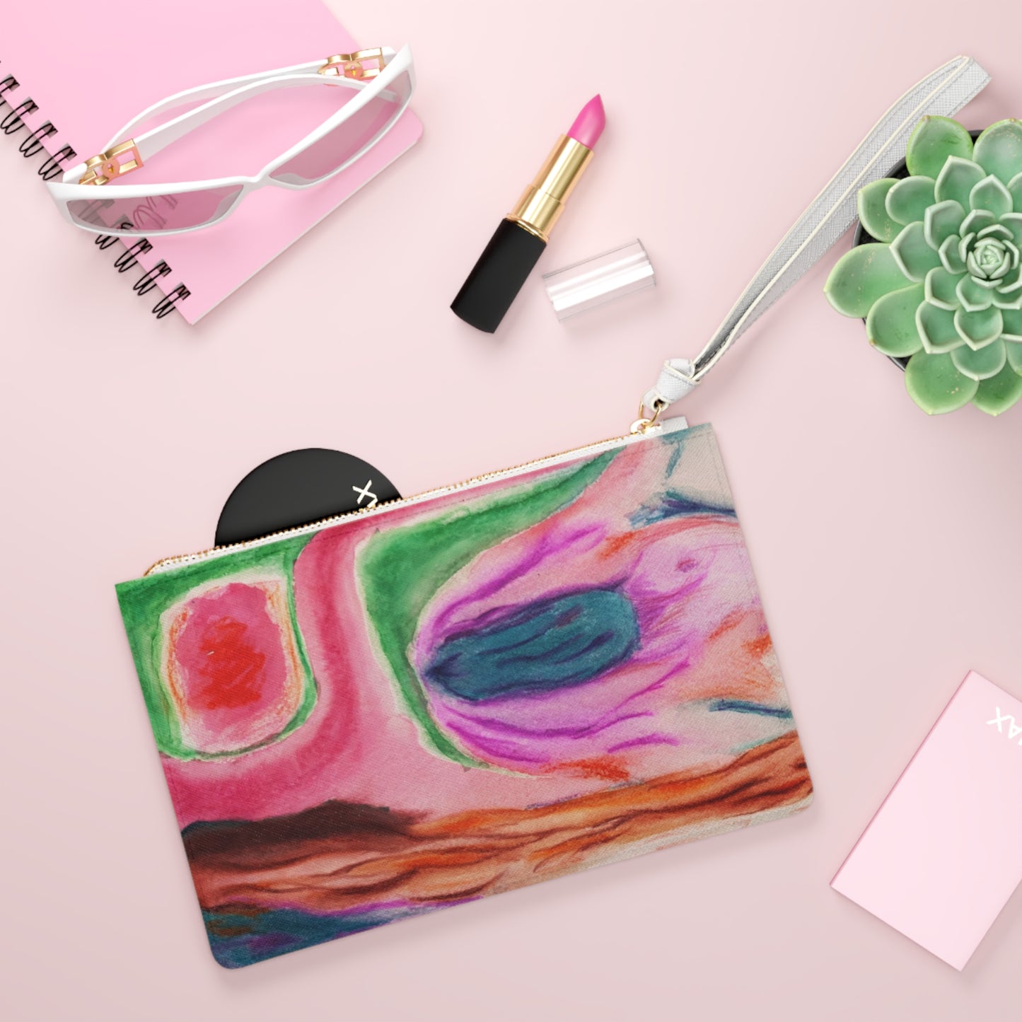 "Aura" by Pam Brown  | Clutch Bag