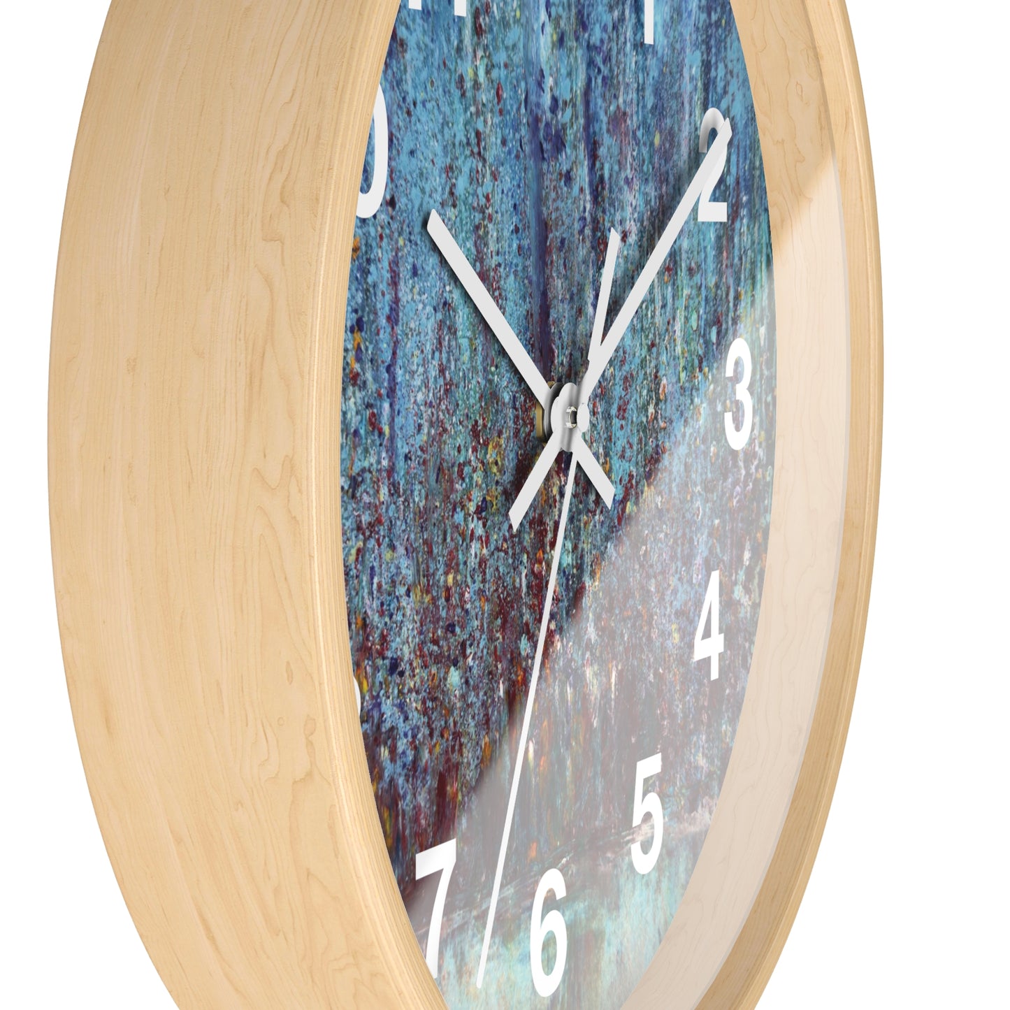 "City Lights" by Penny May Hineline | Wall Clock