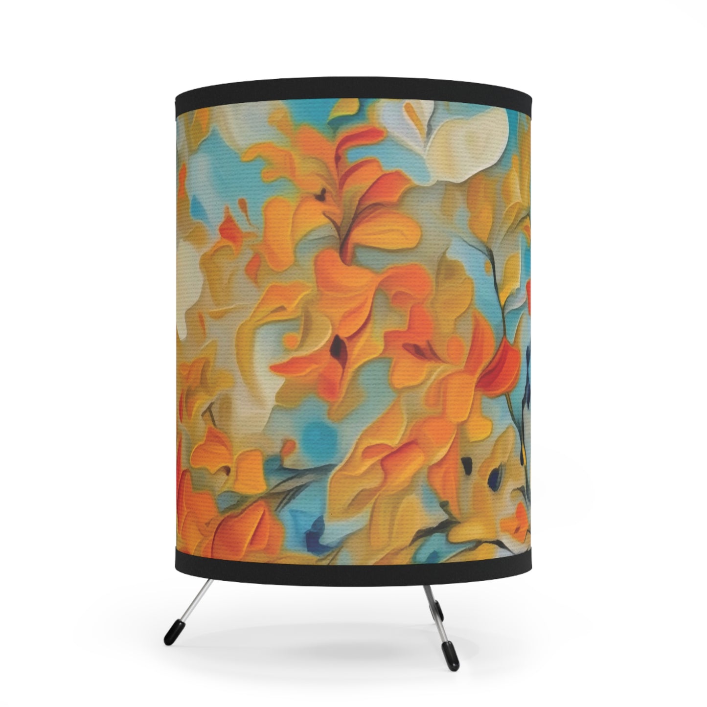 "Flora Joy" by Pam Brown | Tripod Lamp