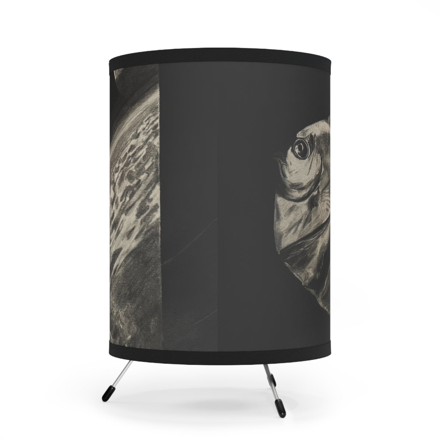 "So Long and Thanks For All The Fish" by Pam Brown | Tripod Lamp