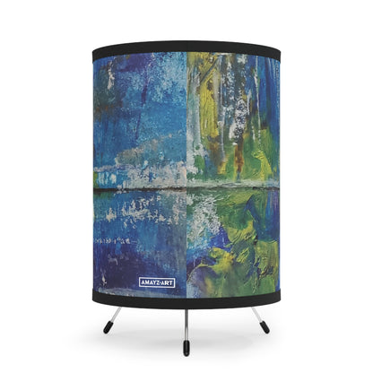 "Swamp" by Penny May Hineline | Tripod Lamp