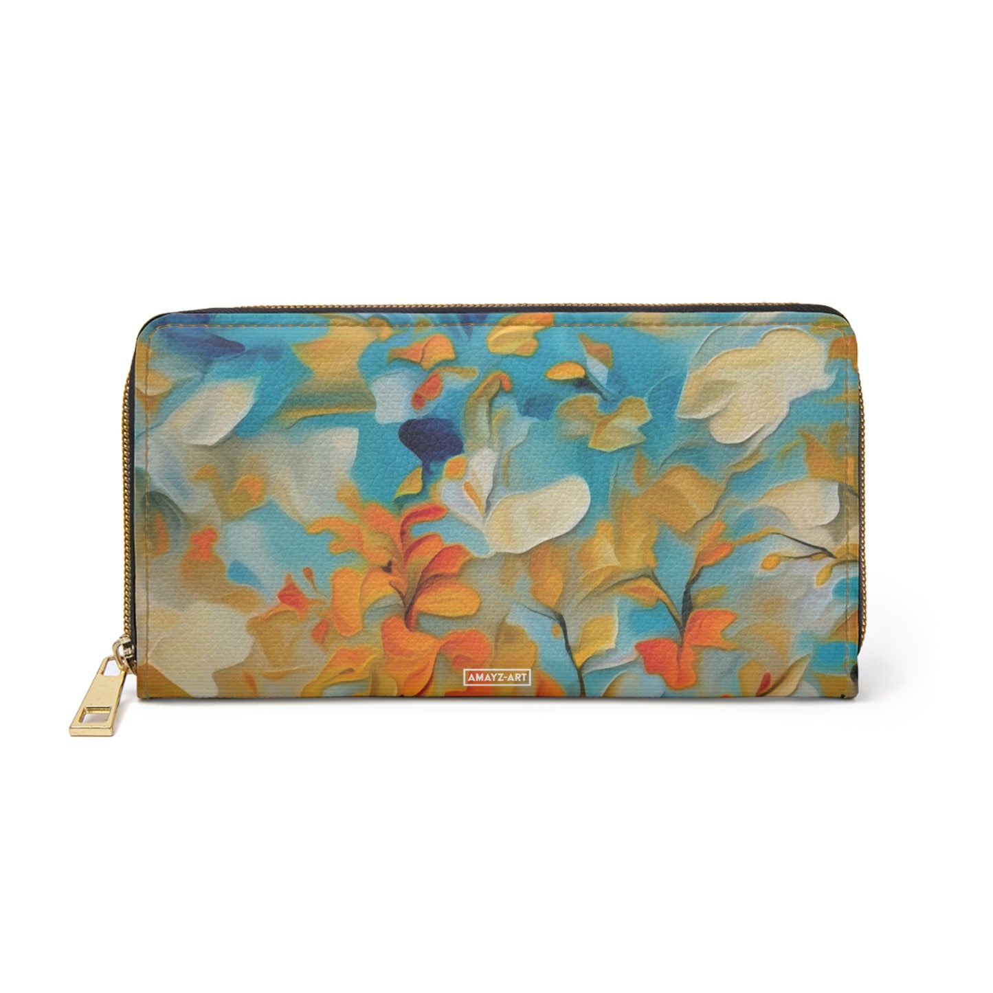 "Flora Joy" by Pamela Brown | Zipper Wallet