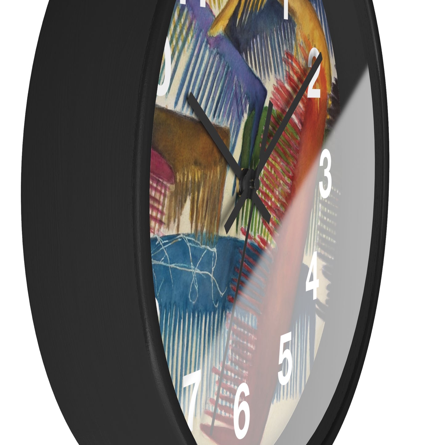 "Combs" by Pam Brown, Wall Clock