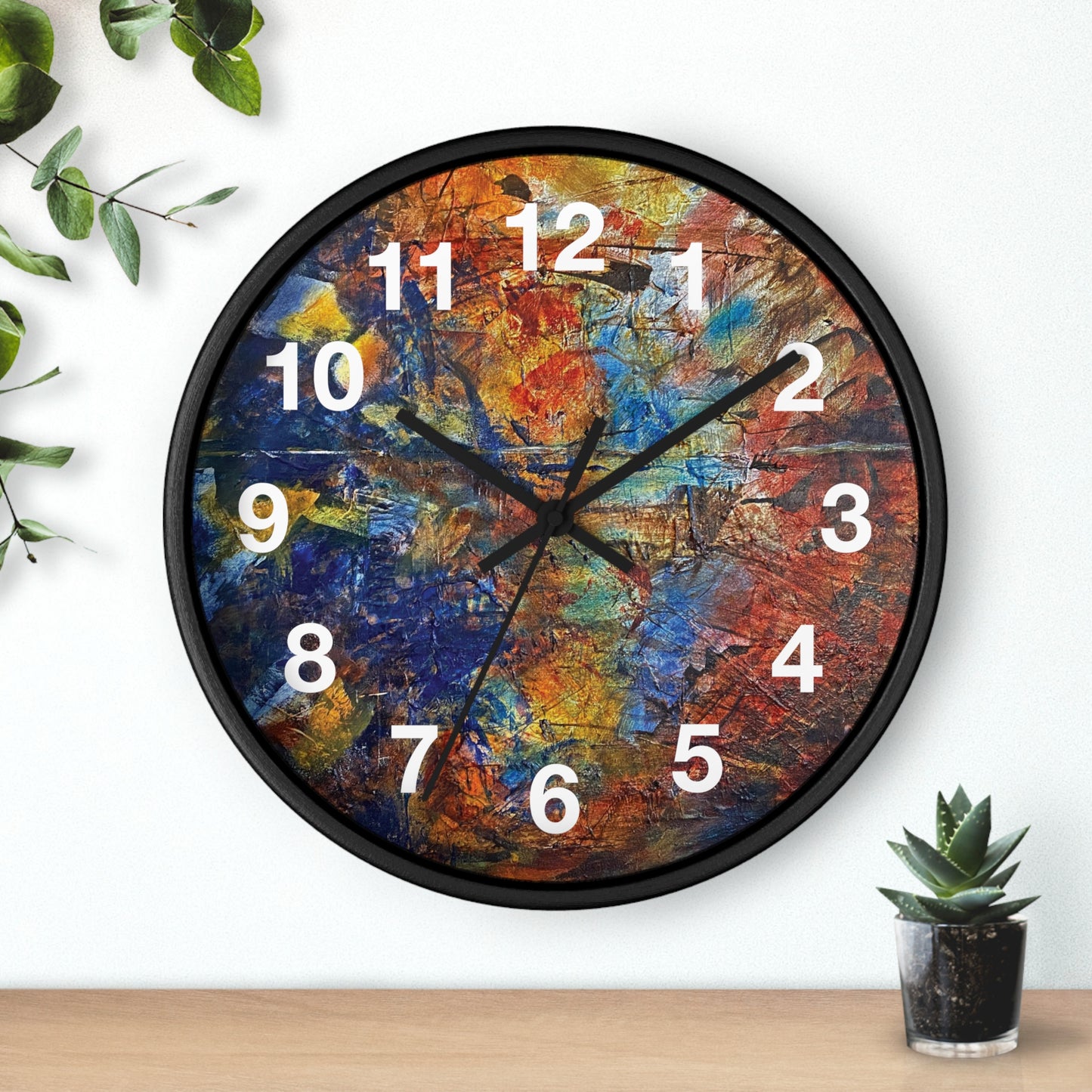 "Cavern" by Alex May, Wall Clock