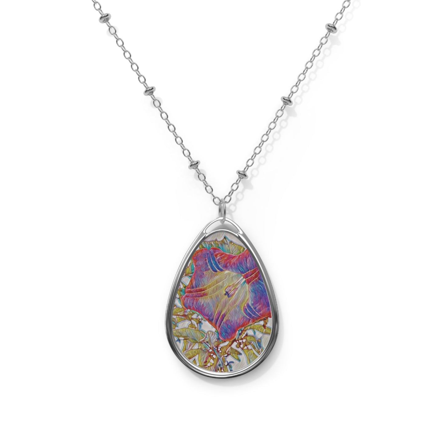 "Sacred Datura" by Brooke Lumbus | Pendant Necklace