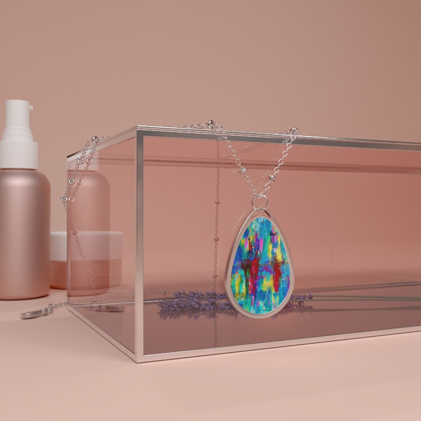 "Winter Day Reflections" by Brooke Lumbus | Pendant Necklace