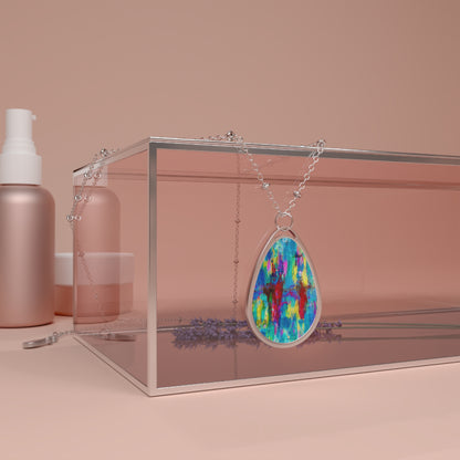 "Winter Day Reflections" by Brooke Lumbus | Pendant Necklace