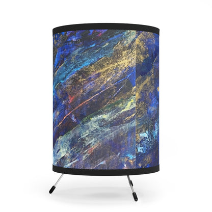 Tripod Lamp with High-Res Printed Shade, US\CA plug