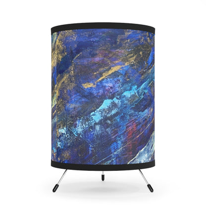 Tripod Lamp with High-Res Printed Shade, US\CA plug