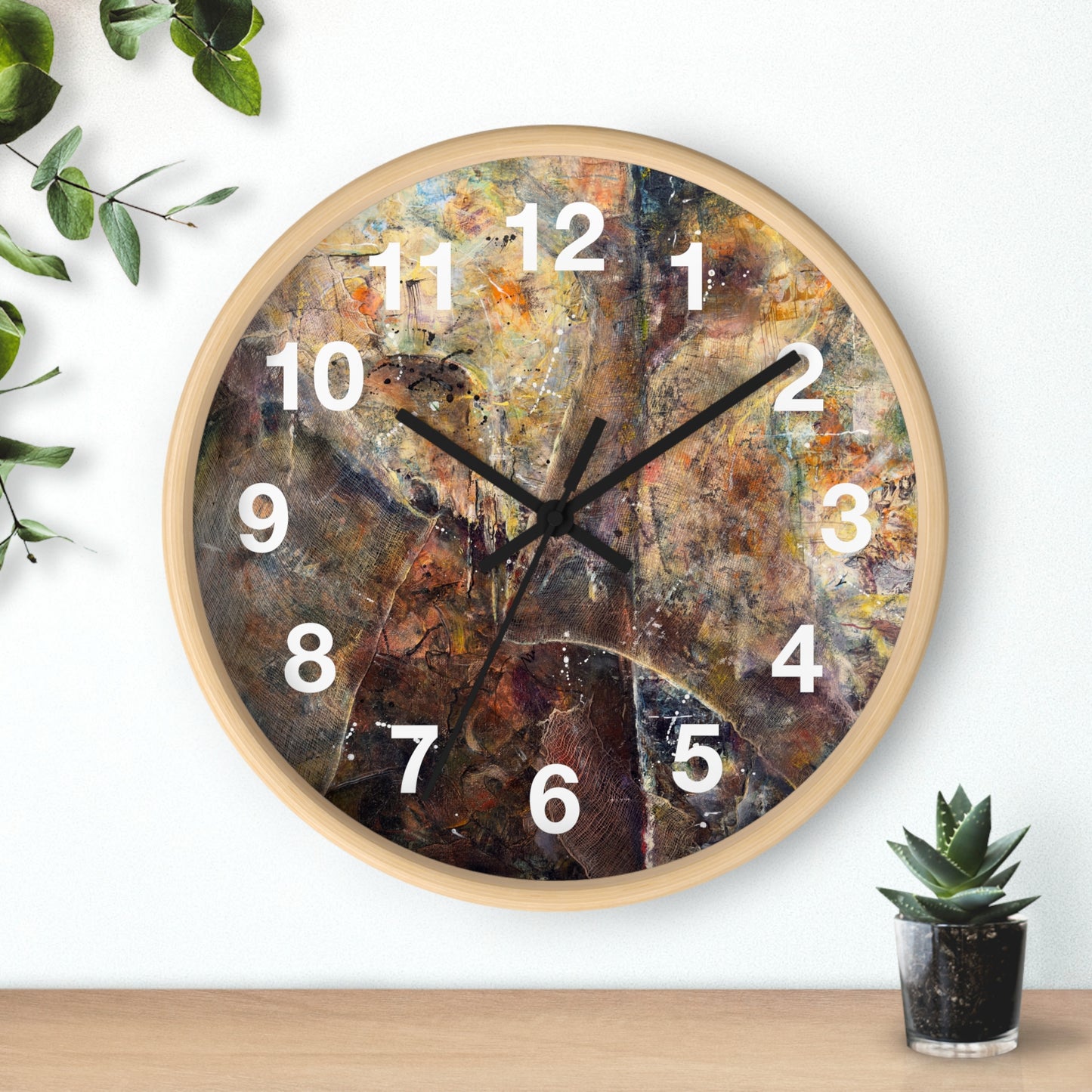 "Woven" by Alex May | Wall Clock