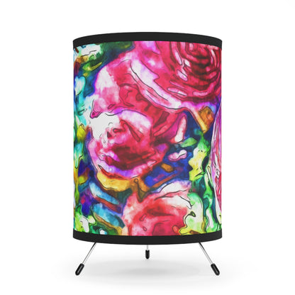 "Pink Rose" by Brooke Lumbus | Tripod Lamp
