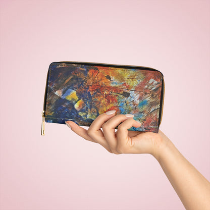 "Cavern" by Alex May | Zipper Wallet